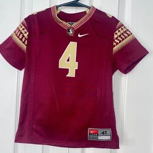 Boys Nike 4T FSU football jersey